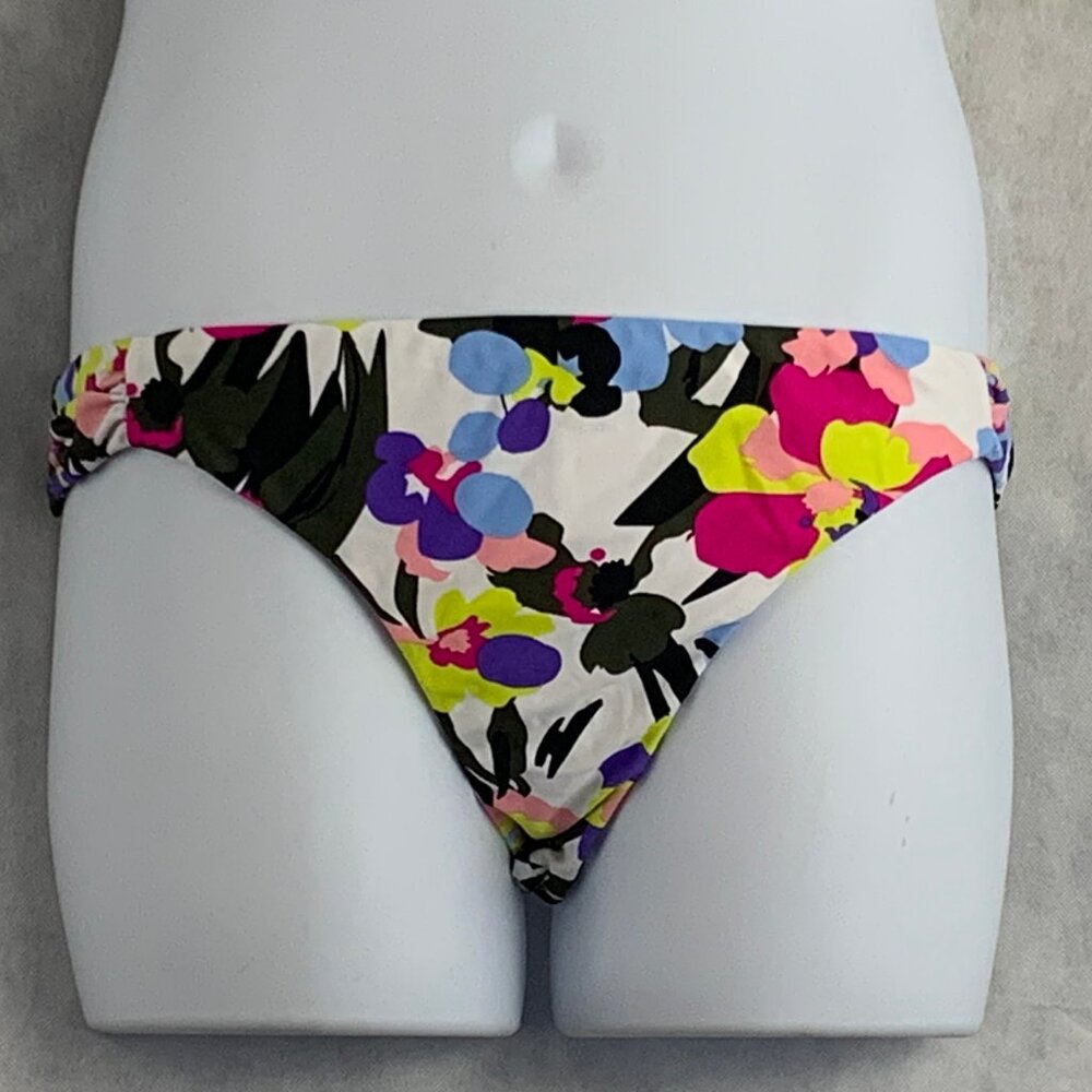 Bar III Women's Tab-Side Hipster Bikini Swim Bottom, Garden Multi Floral, XL